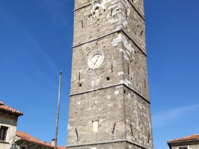 Buie, il campanile – Croazia