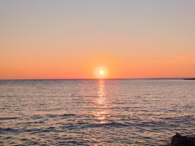 Orsera, tramonto sugli scogli – Croazia