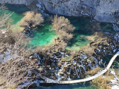 Laghi di Plitvice, passerella tra i laghi – Croazia