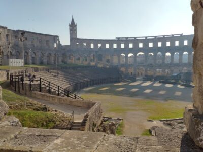 Pola, l'interno dell'Arena – Croazia