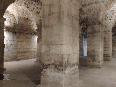 Spalato, i sotterranei del Palazzo di Diocleziano – Croazia