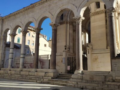 Spalato, il Peristilio del Palazzo di Diocleziano – Croazia