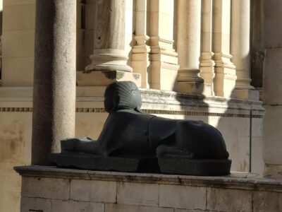 Spalato, la sfinge egizia nel Peristilio – Croazia
